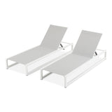 Chaise Lounge With 5 Reclining Positions, Outdoor Patio Lounge Chairs