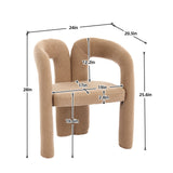 Coolmore Contemporary Designed Accent / Dining Chair With Armrests