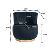 360 Degree Swivel Cuddle Barrel Accent Sofa Chair