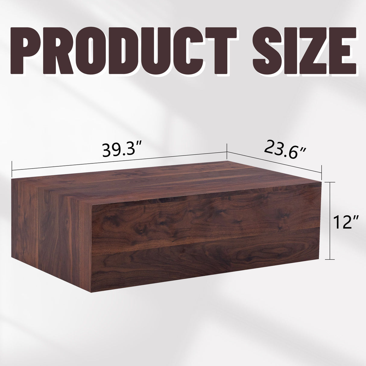 Modern Coffee Table With Light Wood Texture Pattern