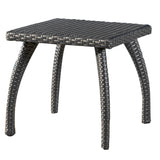 Luminant - Outdoor Side Table With Iron Frame - Gray
