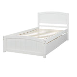 Platform Bed & Headboard, Footboard And Wood Slat Support