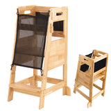Solid Wood Learning Tower - Wood
