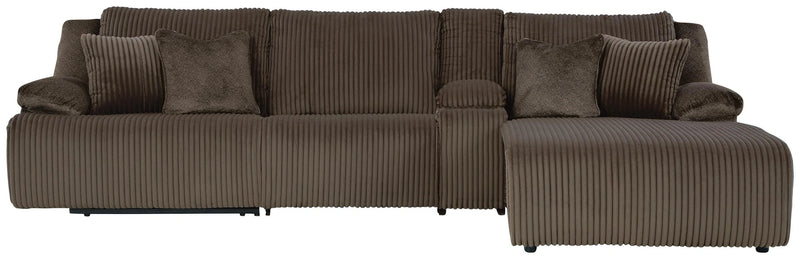 Top Tier Reclining Sectional with Chaise