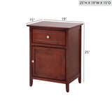 Izzy - 1 Drawer /1 Door Nightstand