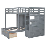 Bunk Bed With Wardrobe, Drawers