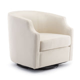 Isabelle - Swivel Glider Barrel Chair