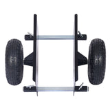 Heavy Duty 600Lb Panel Dolly With 10In. Pneumatic Wheels Alloy Steel - Black