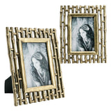 Photo Resin Frame, Opening (Set of 2) - Gold