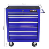 Multifunctional Tool Cart With Wheels And Drawers