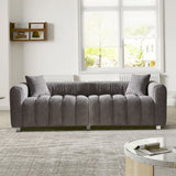 Modern 3 Seater Sofa With 2 Pillows