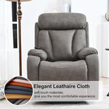Lift Chair Recliner Power Remote Control Recliner Sofa Relax Soft Chair Anti - Skid Australia Cashmere Fabric Furniture Living Room - Dark Gray