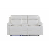 Blanche - Console Reclining Loveseat With LED Lights And Speakers