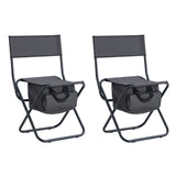Folding Outdoor Chairs With Storage Bag, Portable Chair For Indoor, Outdoor Camping, Picnics And Fishing