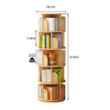 5 Tier Rotating Bookshelf, Spinning Design