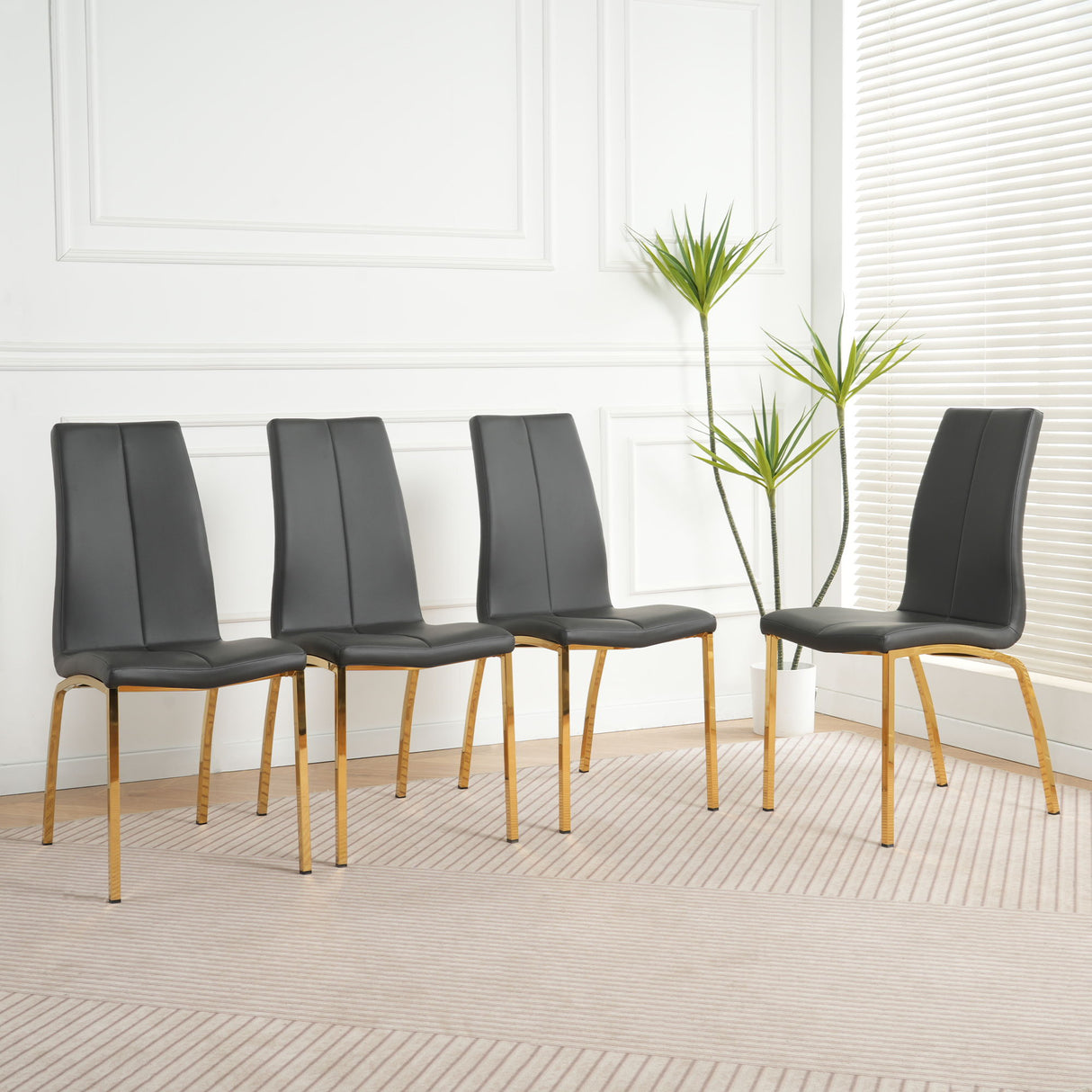 Modern Upholstered Dining Chair (Set of 4)