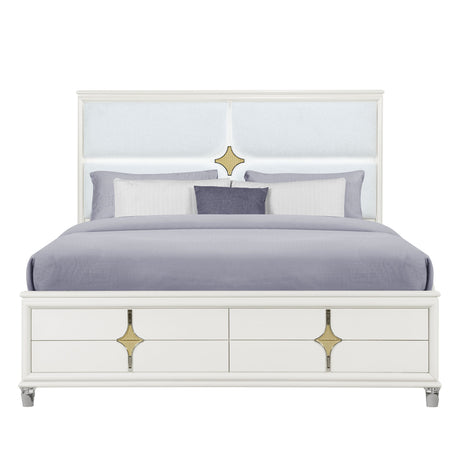 Uriuni - Bed With LED Lights