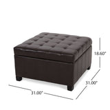 Isabella - Contemporary Ottoman With Storage
