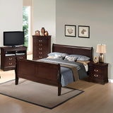 Panel Sleigh Bed