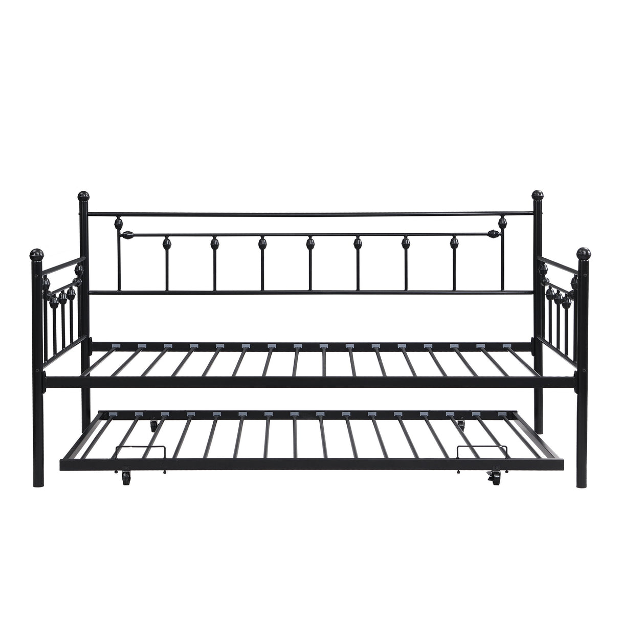 Twin Daybed With Trundle - Black
