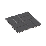 Plastic Interlocking Deck Tiles Patio Deck Tiles Waterproof Outdoor Use