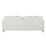 Sofa Single Reverable Cushion With 2 Pillows - Off White