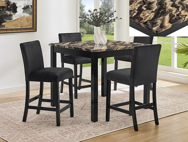 Lennon 5-Pc Counter Height Set