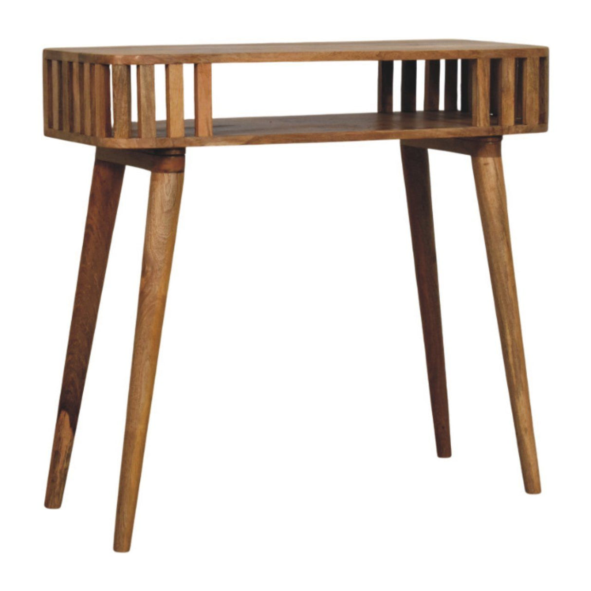 Slatted Console - Light Brown