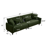 Teddy Velvet Sofa, Soft & Comfortable
