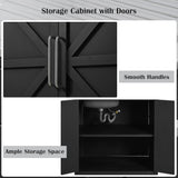 Outdoor Movable Kitchen Sink Patio Modular Kitchen Sink Station With Cabinet For Garden, Patio, Backyard - Matte Black