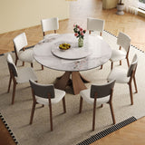 Dining Table Set With Wooden Base