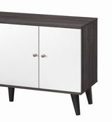 Amidon - TV Stand, With 2 Storage Shelves And 1 Cabinet