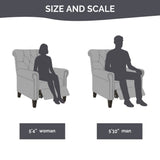 Aidan - Push Back Recliner Chair With Tufted Back And Nailhead Trim - Cream