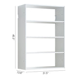 Devi - Wall Mounted Wood Closet System With Modular Design And Ample Storage