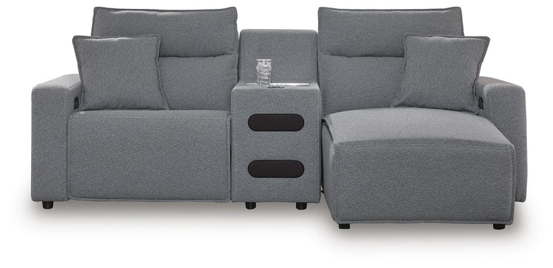 Modmax II Power Reclining Sectional with Chaise and Audio Console