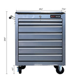 7 Drawers Multifunctional Tool Cart With Wheels