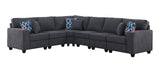 Cooper - Woven Sectional Sofa With Cupholder