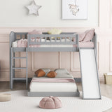 Functional Bunk Bed With Convertible Ladder And Slide