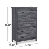 Titeca - Contemporary 5 Drawer Dresser