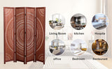 Panel Solid Wood Folding Room Divider