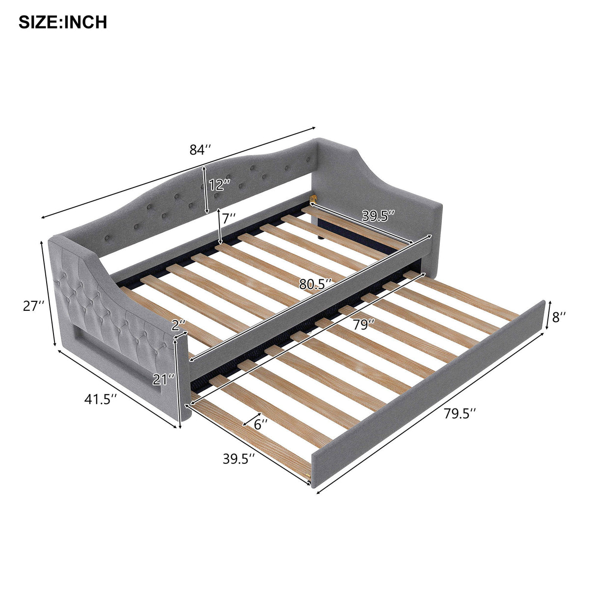 Daybed With LED Belt