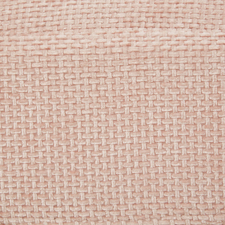 Chaise Bed Lounge Sofa Chair With Adjustable Backrest And LED Light Strip - Pink