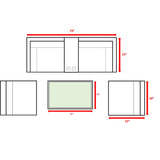 Comfortable Modern Patio Rattan Sectional Set With Cushions