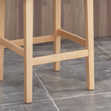 Vienna - Contemporary Fabric Tufted & Wingback Counter Stools (Set of 2)