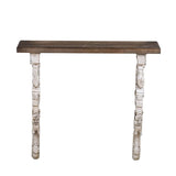 Classic Vintage And Wall Shelf - Brown / Antique White