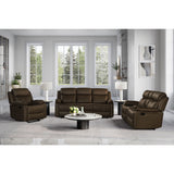 Brenda - Sofa Manual Recline Function - Brown