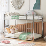 Metal Bunk Bed, Low Bunk Bed With Ladder
