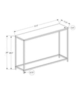 Accent Console Table For Entryway, Stable Support, Contemporary & Modern