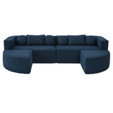 Boneless - Couch Modular Sectional Sofa With Deep Seating And Curved Design