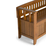 Acadian - Entryway Storage Bench, Handcrafted